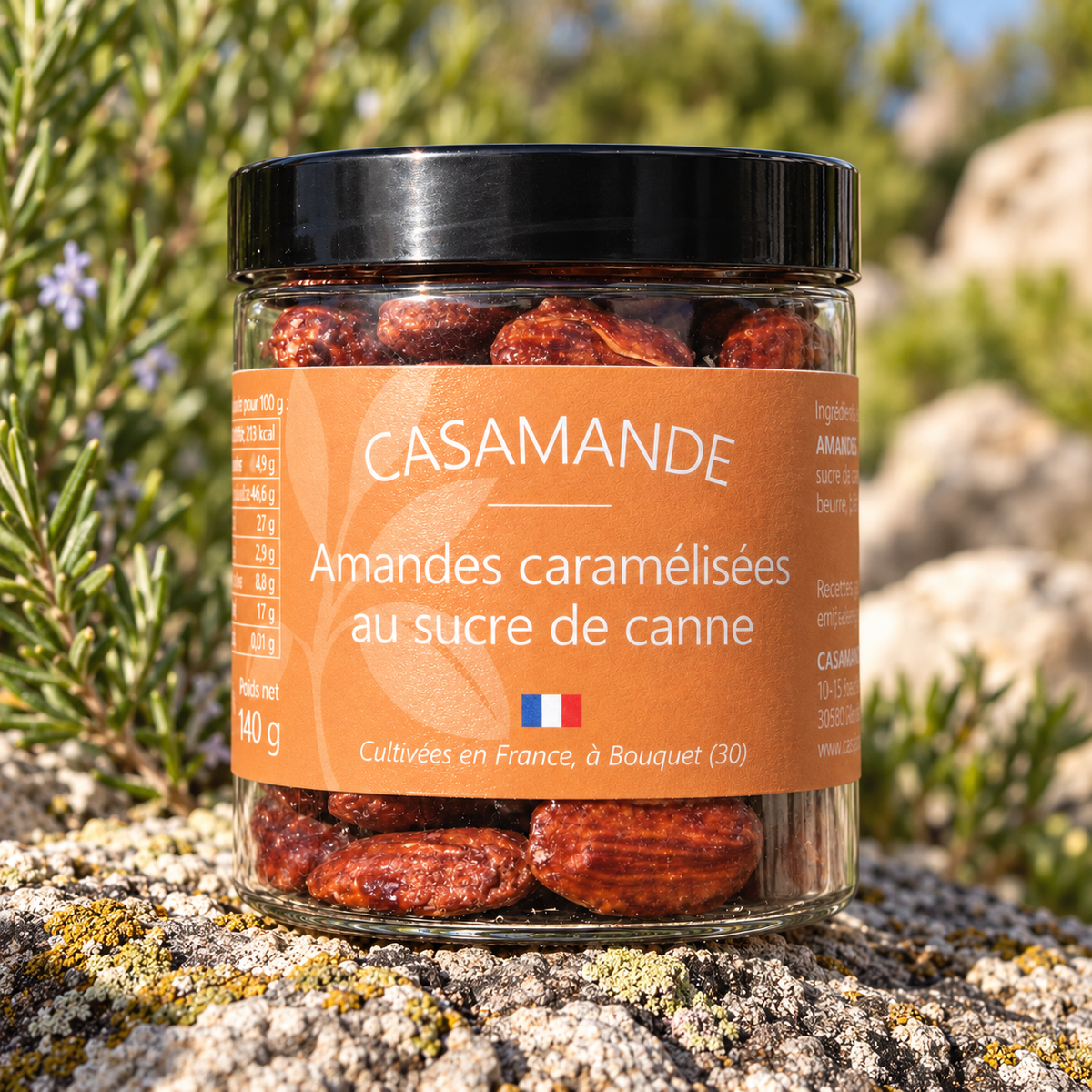 Amandes caramélisées