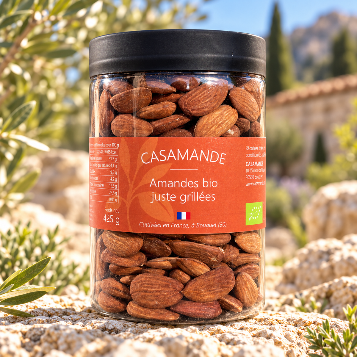 Amandes BIO entières grillées