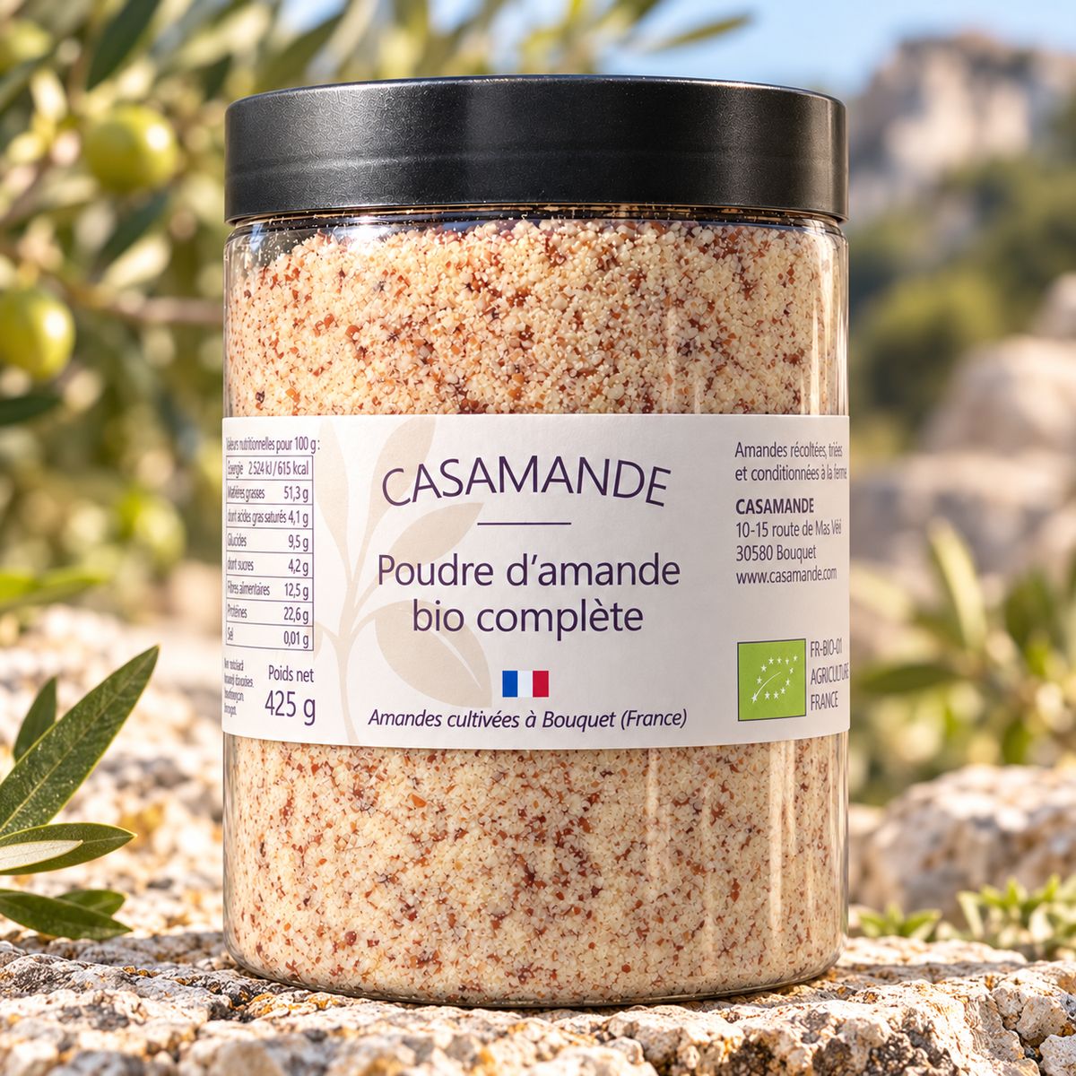 Amandes BIO poudre - 425 g